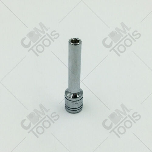 SK Hand Tools 41698 4.5mm 1/4" Drive 6 Point Metric Deep Chrome Socket
