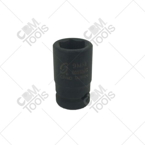 Sunex 809MMG 1/4" Drive 9mm Magnetic Impact Socket