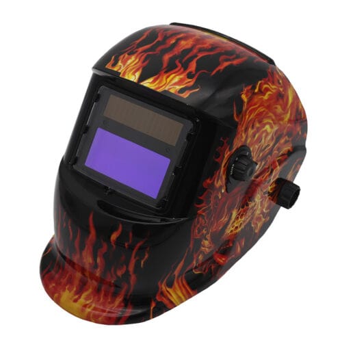 GRIP 85207 (Flaming) Auto Darkening Welding Helmet Adjustable