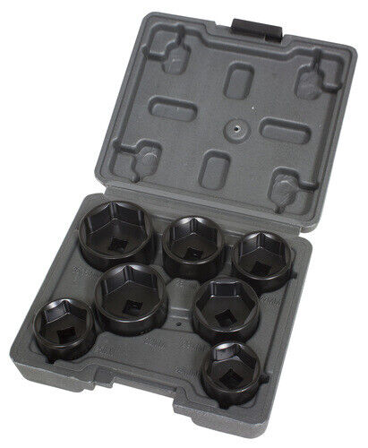 Lisle 13270 7 Piece 3/8" Drive Low Profile Filter Socket Set