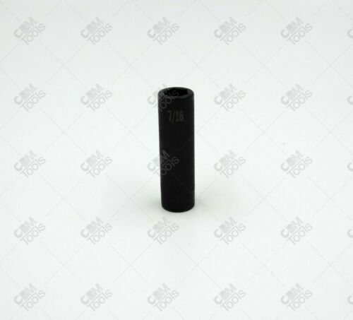 SK Hand Tools 45364 3/8" Dr. 7/16" 6pt Deep Fractional Impact Socket