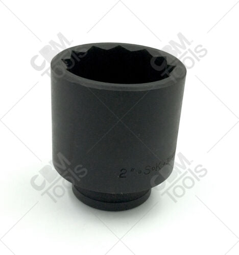 SK Hand Tools 35464 3/4" Dr. 2" 12pt Thin Wall Fractional Impact Socket