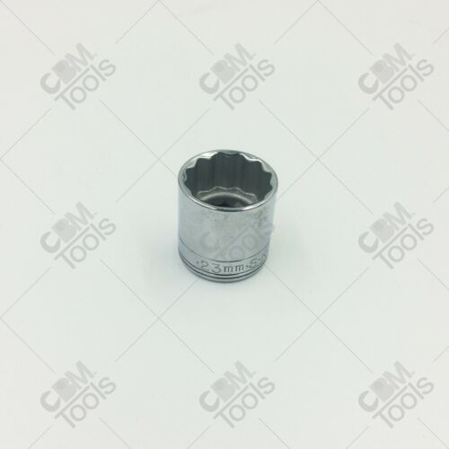SK Hand Tools 2323 3/8" Dr. 23mm 12pt Standard Metric Chrome Socket