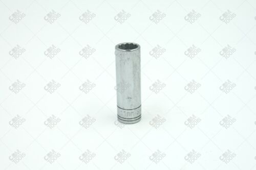 SK Hand Tools 44710 1/4" Dr. 11mm 12pt Deep Metric Chrome Socket