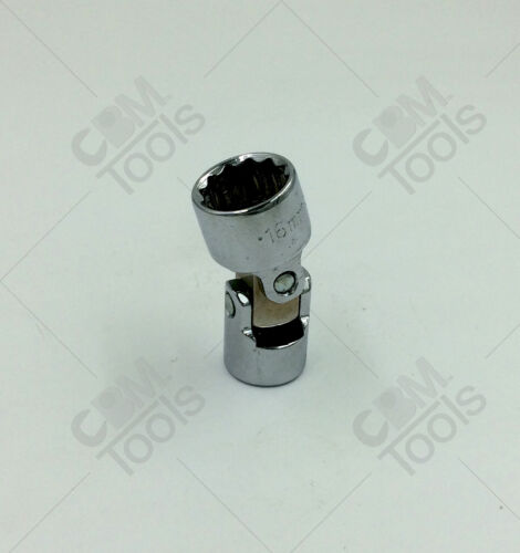 SK Hand Tools 40566 3/8" Dr. 16mm 12pt Flex Metric Chrome Socket