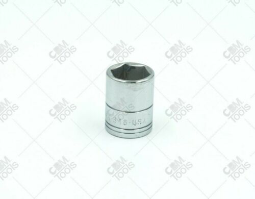SK Hand Tools 316 3/8" Dr. 16mm 6pt Standard Metric Chrome Socket