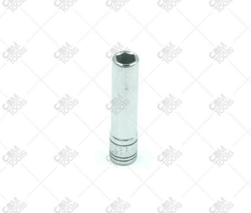 SK Hand Tools 41704 1/4" Dr. 8mm 6pt Deep Metric Chrome Socket