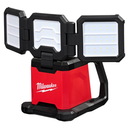 Milwaukee 2368-20 M18 ROVER Dual Power Triple-Panel Flood & Area Light + FREE Battery