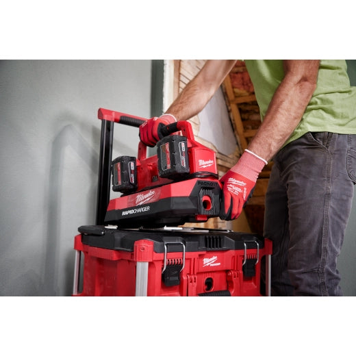 Milwaukee 48-59-1809 M18 Six Bay Rapid Charger w/ PACKOUT Compatibility + FREE Battery