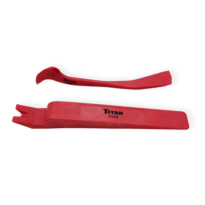 Titan Tools 11568 Wedge & Pry Hook Set Car Door Panel Removal Tool 2pc