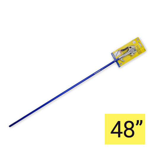 Titan Tools 19478 Vapor Multi Port Filter and Radiator Cleaner 90 Degree Blow Gun 48" Blue