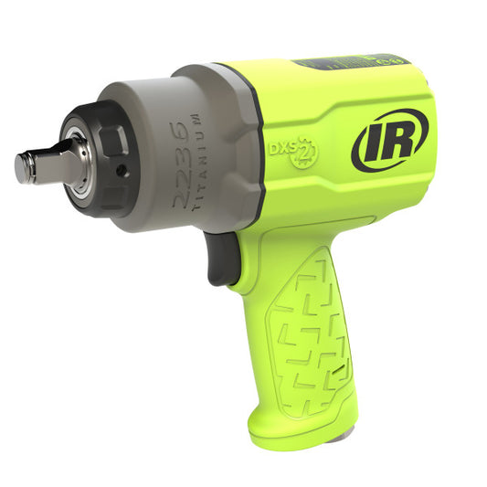 Ingersoll Rand 2236QTIMAX-G Hi Vix NEON GREEN 1/2" Quiet Air Impact Wrench - Interchangeable Drive Sizes