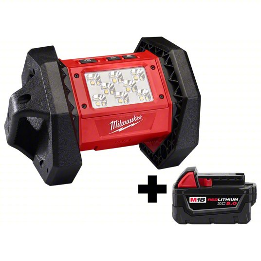 Load image into Gallery viewer, Milwaukee 2361-20  Trueview LED Flood Light M18 ROVER 1500 Lumens + 5ah 18V Battery
