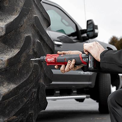 Load image into Gallery viewer, Milwaukee 2409-20 M12 Fuel Low Speed Tire Buffer + 2.5ah Battery
