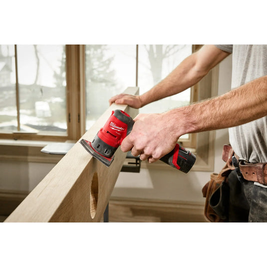 Milwaukee 2531-20 M12 FUEL 12-Volt Lithium-Ion Brushless Cordless Orbital Detail Sander Kit