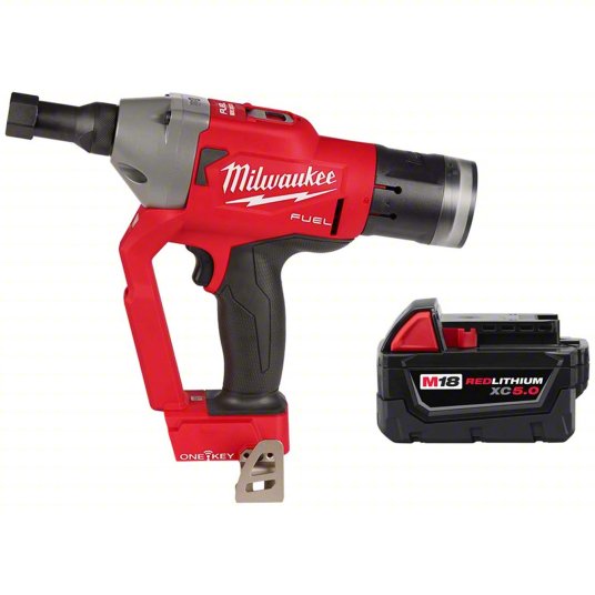 Load image into Gallery viewer, Milwaukee 2661-20 M18 FUEL 1/4 Huck Rivet Lockbolt Tool W/ ONE-KEY + 5ah Battery
