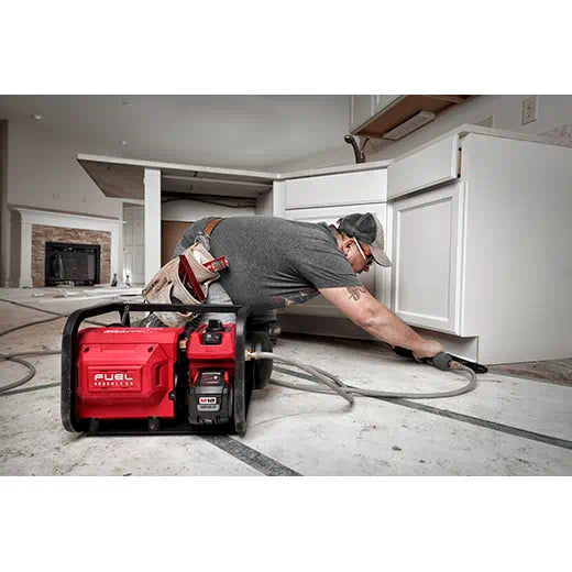 Load image into Gallery viewer, Milwaukee 2840-20 M18 FUEL 2 Gallon Compact Quiet Compressor + 8ah Battery
