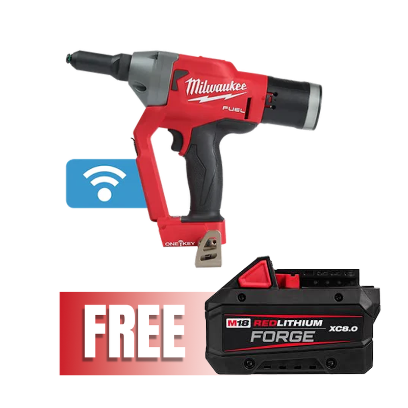 Load image into Gallery viewer, Milwaukee 2660-20 M18 FUEL 1/4&quot; Blind Rivet Tool w/ ONE-KEY + Free Battery
