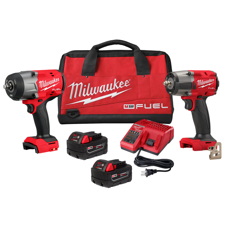 Load image into Gallery viewer, Milwaukee 3010-22 M18 FUEL 1/2&quot; &amp; 3/8&quot; High Torque Automotive Kit + FREE GIFT
