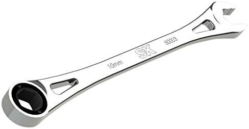 Load image into Gallery viewer, SK Hand Tools 80003 10mm 6pt X-Frame Ratcheting Combination Wrench
