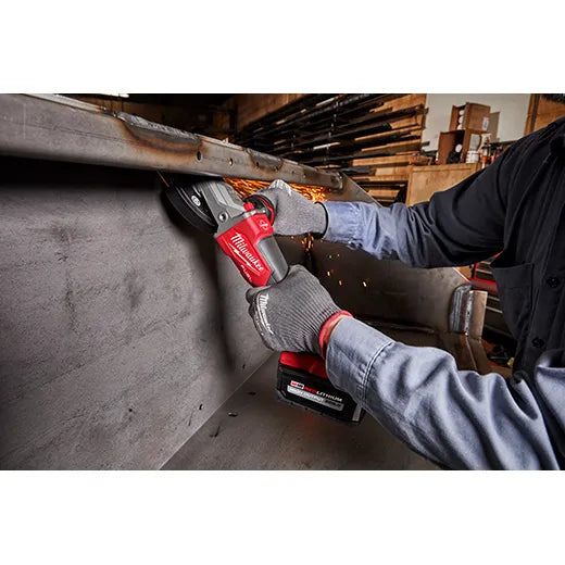 Load image into Gallery viewer, Milwaukee M18 FUEL™ 5&quot; Flathead Braking Grinder, Paddle Switch No-Lock + Battery
