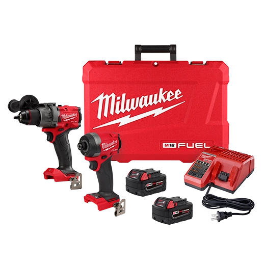 Milwaukee 3697-22 M18 FUEL 2-Tool Combo Kit + FREE Battery