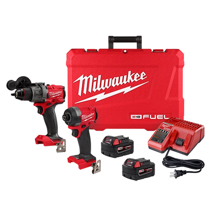 Milwaukee 3697-22 M18 FUEL 2-Tool Combo Kit + FREE Battery