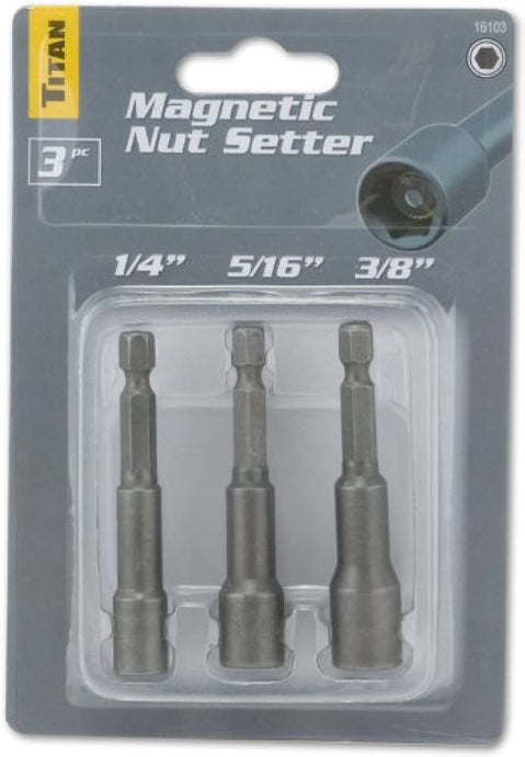 Titan Tool 16103 Magnetic Nut Driver Bit Setter Quick Change 1/4