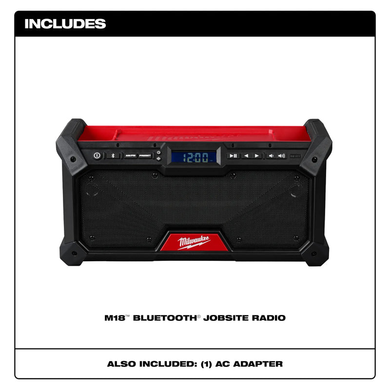 Load image into Gallery viewer, Milwaukee 2952-20 Jobsite Bluetooth Portable Radio
