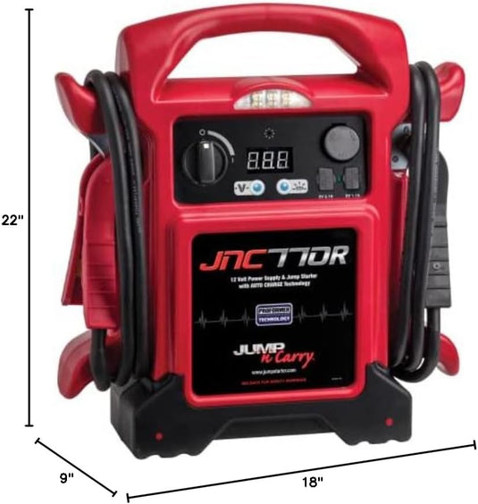 Clore Automotive JNC770 Jump-N-Carry 1700 Peak Amp Premium 12-Volt  Jump Starter