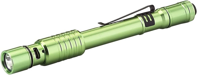 Streamlight 66145 Stylus Pro USB LED Rechargeable Pen Light Flashlight GREEN