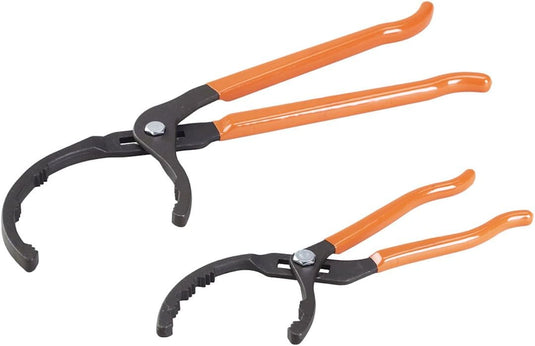 OTC 4562 2 Piece Adjustable Oil Filter Pliers Set from 2-1/4"-7" Capacity