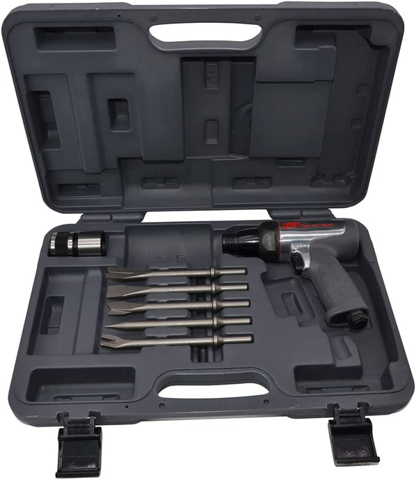 Ingersoll Rand 123MAXK Vibration Reduced Round Barrel Air Hammer Kit w/ Chisels