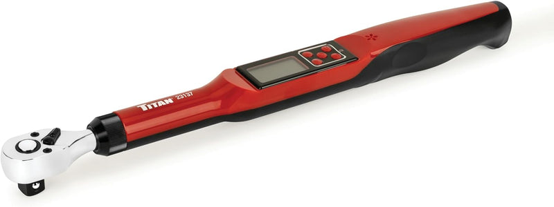 Load image into Gallery viewer, Titan 23137 1/2-Inch Drive x 16-1/2-Inch Digital Torque Wrench, 30-148 ft/lbs
