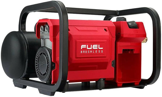 Milwaukee 2840-20 M18 FUEL 2 Gallon Compact Quiet Compressor + 8ah Battery