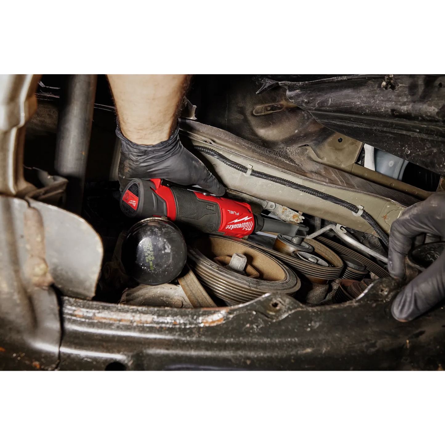 Milwaukee 3050-20 M12 Fuel INSIDER Extended Reach Box Ratchet + FREE Battery