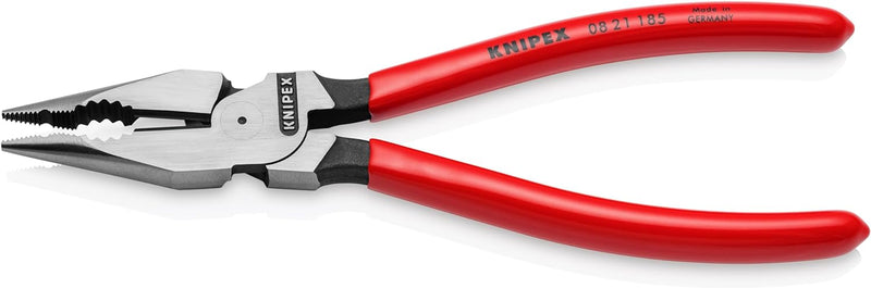 Load image into Gallery viewer, KNIPEX Tools 08 21 185 SBA Needle Nose Combination Pliers, 7-1/4&quot;
