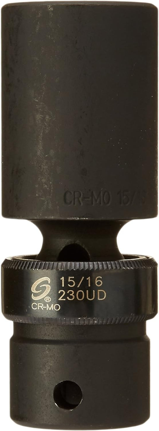 Sunex 230ud 1/2-Inch Drive 15/16-Inch Deep Universal Impact Socket