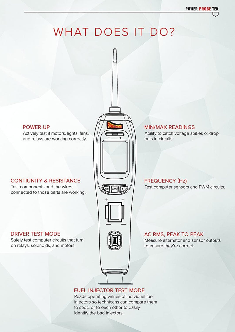 Load image into Gallery viewer, Power Probe PP401AS  Digital Volt Meter Car Diagnostic Test Tool AC/DC
