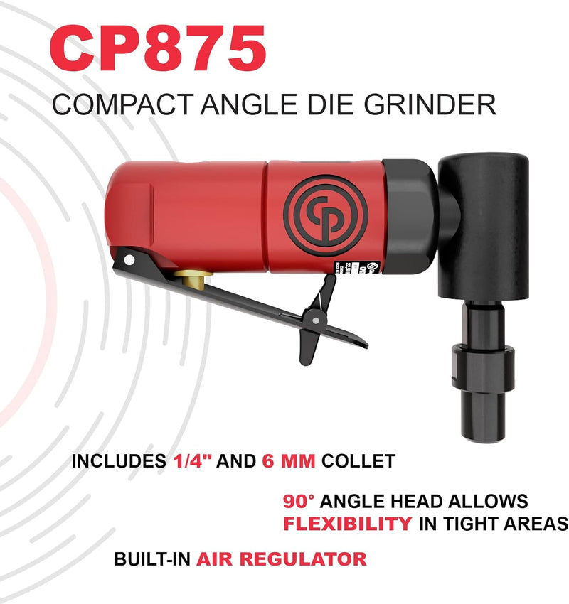 Load image into Gallery viewer, Chicago Pneumatic 875 Compact Mini Angle Air Die Grinder
