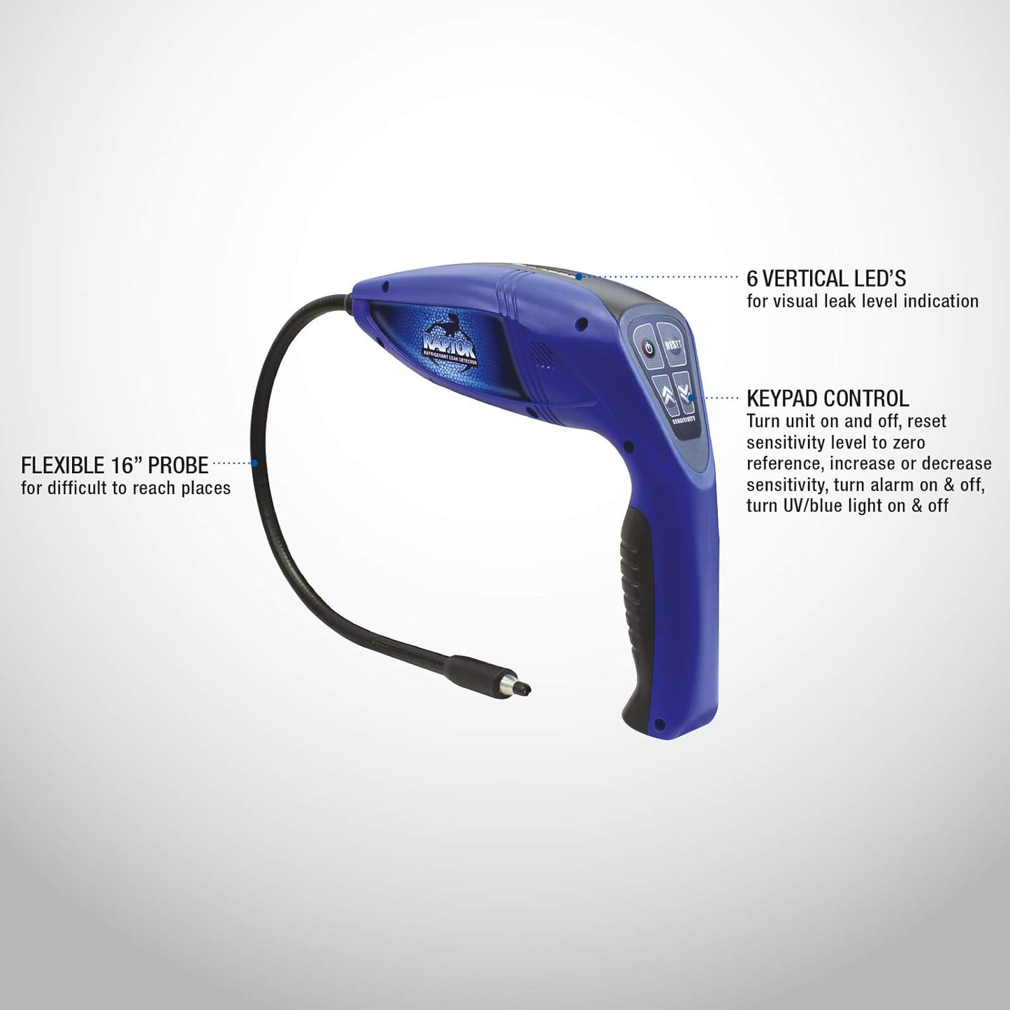 Mastercool 56100 Blue Raptor Refrigerant Leak Detector