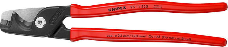 Load image into Gallery viewer, KNIPEX Tools 95 11 225 StepCut® XL Cable Shears, 9&quot;
