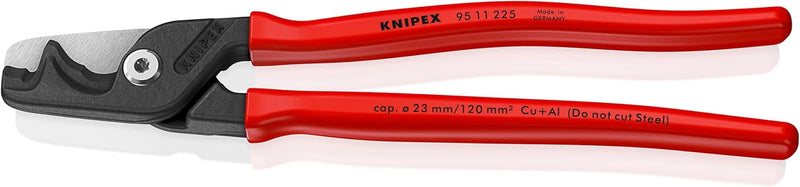 Load image into Gallery viewer, KNIPEX Tools 95 11 225 StepCut® XL Cable Shears, 9&quot;
