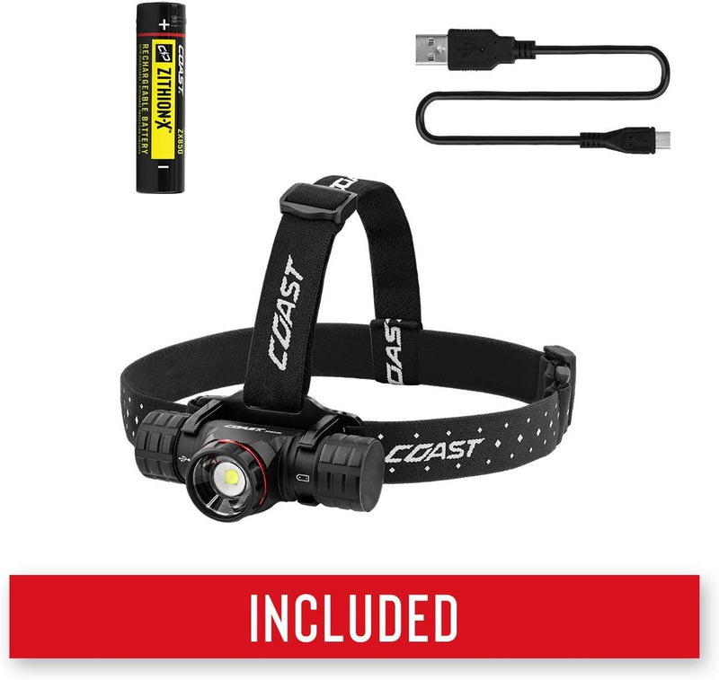 Load image into Gallery viewer, Coast 30344 XPH34R Rechargeable LED Headlamp USB-C  PURE Beam Twist Focus, Magnetic Base (2075 Lumen)
