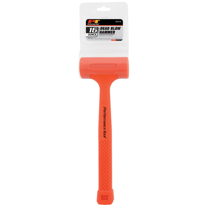 Performance Tool M7216 Hi-Viz Dead Blow Hammer 16 oz