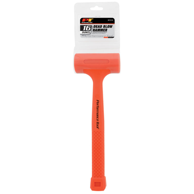 Load image into Gallery viewer, Performance Tool M7216 Hi-Viz Dead Blow Hammer 16 oz
