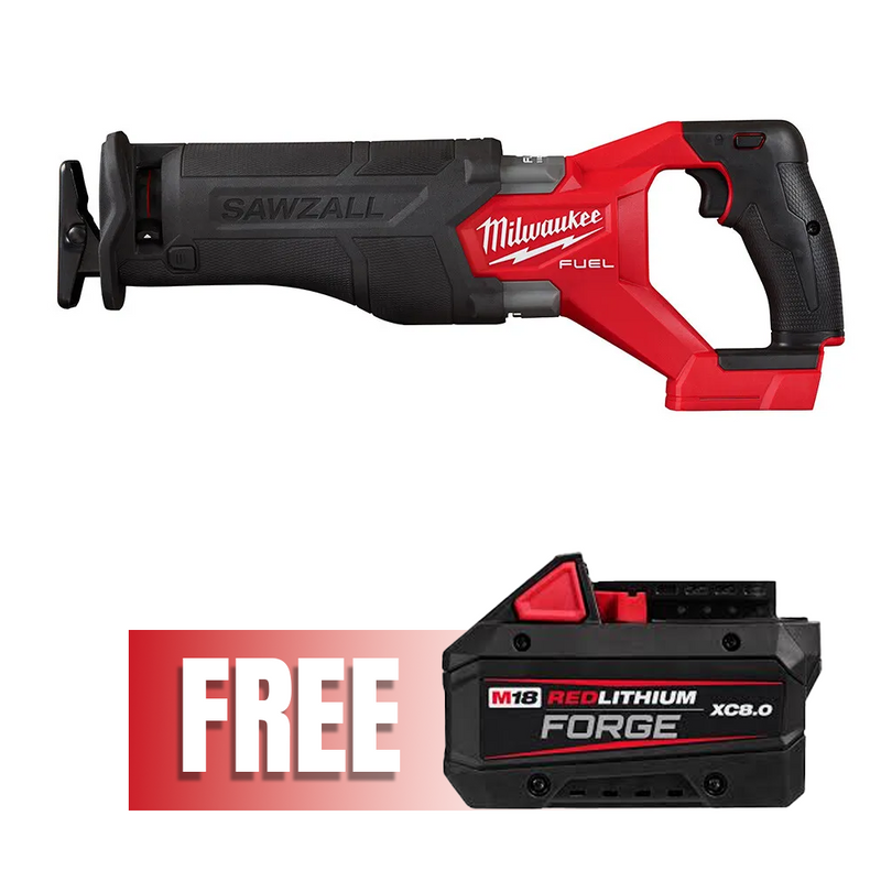 Load image into Gallery viewer, Milwaukee 2821-20 M18 FUEL 18V SAWZALL Li-Ion Reciprocating Saw + 8ah Battery
