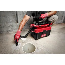 Milwaukee 0970-20 M18 FUEL 2.5 Gallon Wet/Dry Vacuum w/ PACKOUT Compatibility + FREE BATTERY