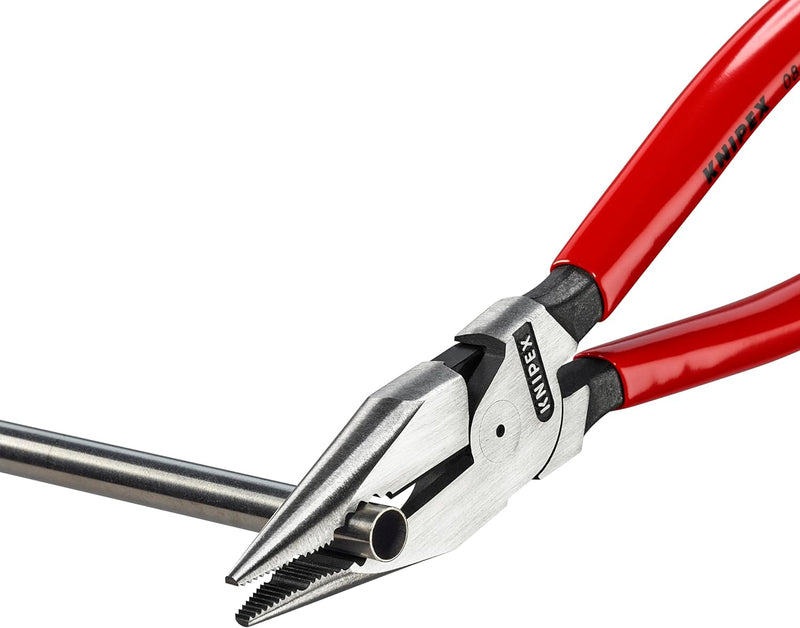 Load image into Gallery viewer, KNIPEX Tools 08 21 185 SBA Needle Nose Combination Pliers, 7-1/4&quot;
