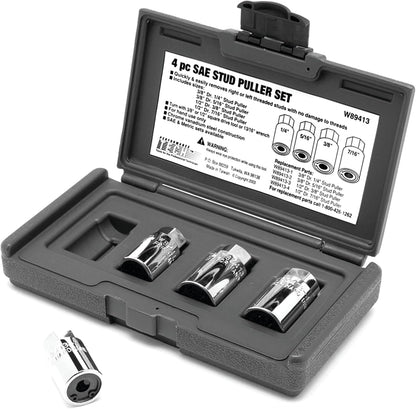 Performance Tool W89413 4-Piece SAE Stud Puller Set